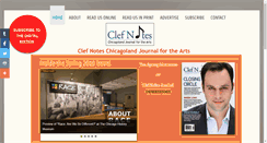 Desktop Screenshot of clefnotesjournal.com